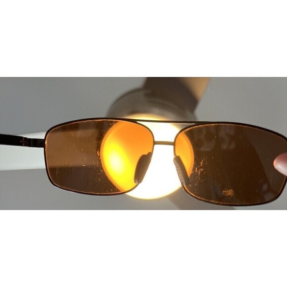 Sungait Sunglasses mod. 2458 Dark Gray Polarized  Rectangle Metal Shades - Picture 7 of 7